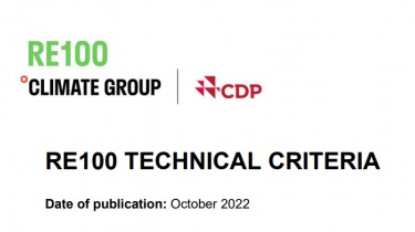 RE100 Revised the Technical Criteria, Adding 15-year Commissioning Date Limit